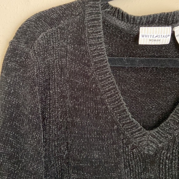Black Chenille Sweater - Picture 3 of 5